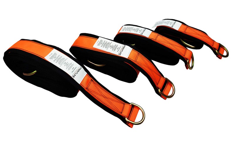FRONTLINE FALL PROTECTION Frontline MPS12 Premium Cross Arm Strap with Reinforced Webbing 12' | Beam Anchorage Straps | D-Ring at Both Ends | ANSI & OSHA Compliant | High-Tenacity Polyester Webbing and Alloy Steel D-Ring - Image 3
